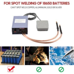 Soudeuse Par Points 5000 W Haute Puissance Portable Soudeuse Par Points Portable 0-800 A Courant Réglable Soudeurs Pour Batterie 18650 Prise UE (Weytoll) -Pas Cher Pro Bricoleur Magasin 80420228 5