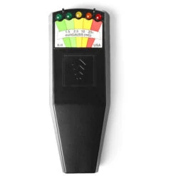 K2 Champ électromagnétique EMF Gauss Mètre Détecteur De Rayonnement Portable EMF Champ Magnétique Moniteur 5 LED Gauss Mètre (Noir)