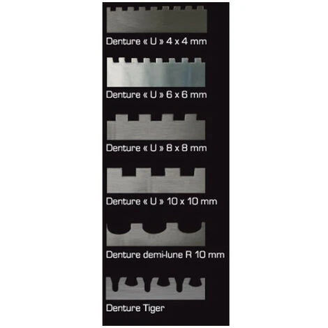 Coffret De 6 Platoirs à Colle En U Inox 280x115mm Sidamo 3 Coffret De 6 Platoirs à Colle En U Inox 280x115mm Sidamo – Image 3