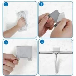 RACLETTE DE DOUCHE REA YZ-G04 GOLD -Pas Cher Pro Bricoleur Magasin 81041423 5