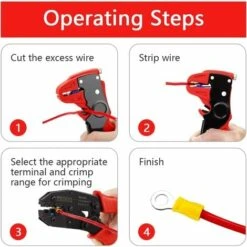 Pince à Sertir Kit De Pince à Dénuder De Câbles TEENO,700 Pièces Cosse Electriques à Sertir De AWG20-10(0,5-6mm²) Cosses à Sertir 9 Pince à Sertir Kit De Pince à Dénuder De Câbles TEENO,700 Pièces Cosse Electriques à Sertir De AWG20-10(0,5-6mm²) Cosses à Sertir -Pas Cher Pro Bricoleur Magasin 83036706 5