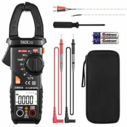 Pince Ampèremétrique TACKLIFE, Ampèremètre 6000 Points, Multimètre Numérique Professionnelle Avec Test De Plage Auto NCV Courant-CM02A