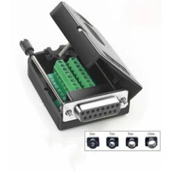 2PCS Connecteur HDMI, Adaptateur De Prise Vers Bornier, Connecteur De Soudure Sans Rupture, (pas De Poinçon à Souder Femelle + Vis)