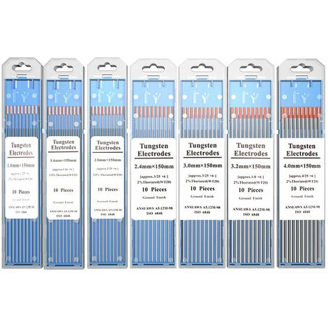 Aiguille De Tungstène, électrode De Tige De Tungstène Pour Machine à Souder à L'arc, (tête Rouge 2.4X150, 10 Pièces/boîte) 3 Aiguille De Tungstène, électrode De Tige De Tungstène Pour Machine à Souder à L'arc, (tête Rouge 2.4X150, 10 Pièces/boîte) – Image 3