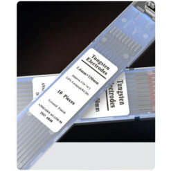 Aiguille De Tungstène, électrode De Tige De Tungstène Pour Machine à Souder à L'arc, (tête Rouge 1.0X150, 10 Pièces/boîte) -Pas Cher Pro Bricoleur Magasin 85713632 2