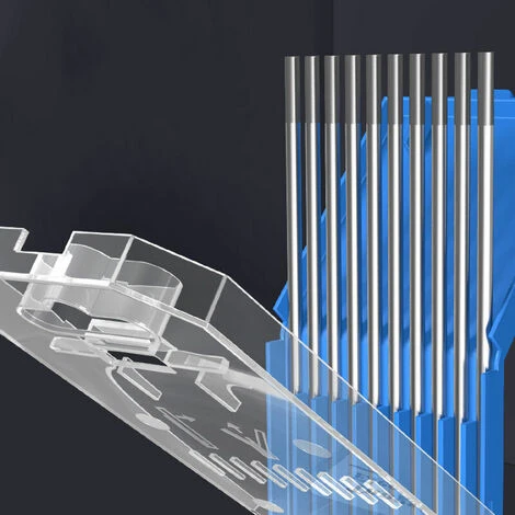 Aiguille De Tungstène Et électrode De Tige De Tungstène Pour Machine à Souder à L'arc, (aiguille Noire Tête Grise 2,4 15010 Pièces/boîte) 1 Aiguille De Tungstène Et électrode De Tige De Tungstène Pour Machine à Souder à L'arc, (aiguille Noire Tête Grise 2,4 15010 Pièces/boîte)