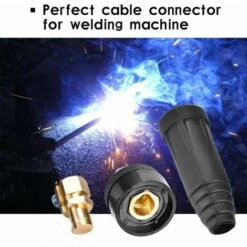 Soudage Câble Panneau Connecteur Et Prise De Panneau Adaptateur Rapide(DKJ35-50 Noir) -Pas Cher Pro Bricoleur Magasin 85786336 5