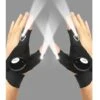 Gants De Lampe De Poche LED, Cadeaux Pour Homme, Lui, Papa, Petit Ami, Gadget Cool, Lumières Mains Libres Pour Camping, Pêche, Réparation, Fête Des Pères, Noël, Anniversaire, Noir, 1 Paire