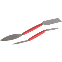 Silverline 226833 Spatules De Stucateur, 2 Pcs - 8 X 192 Mm Et 26 X 254 Mm