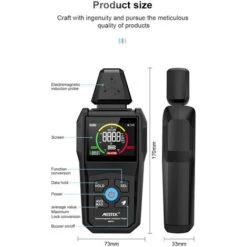 Détecteur De Rayonnement électromagnétique Portable Portatif Ménage Laboratoire Hôpital Multi-fonction Testeur D'humidité De La Température Affichage Couleur Numérique Détecteur Radioactif -Pas Cher Pro Bricoleur Magasin 87412969 3