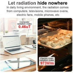 Détecteur De Rayonnement électromagnétique Portable Portatif Ménage Laboratoire Hôpital Multi-fonction Testeur D'humidité De La Température Affichage Couleur Numérique Détecteur Radioactif -Pas Cher Pro Bricoleur Magasin 87412969 5