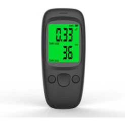 Détecteur De Rayonnement électromagnétique Portatif à écran LCD Portable Champ Magnétique Appareil De Mesure De La Température Du Champ électrique Avec Fonction Slarm Sonore Et Lumineuse (Noir)