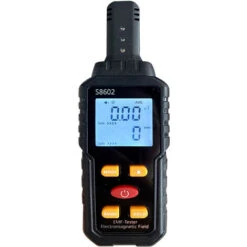 Dosimètre De Rayonnement Numérique Portatif 3-en-1 Champ Magnétique Champ Magnétique Température Détecteur Multifonctionnel Bureau à Domicile Testeur De Rayonnement Alarme Sonore Affichage LCD Avec Ré