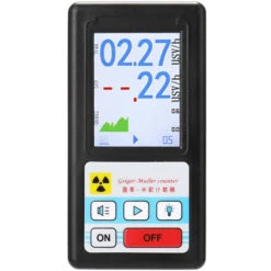 Détecteur De Radiation Nucléaire Compteur Geiger Compteur De Détection Radioactive Portable Dosimètre Radio Actif Détecteur De Rayons X Beta Gamma (Noir)