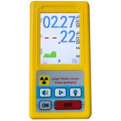 Détecteur De Radiation Nucléaire Compteur Geiger Compteur De Détection Radioactive Portable Dosimètre Radio Actif Détecteur De Rayons X Beta Gamma (Jaune)