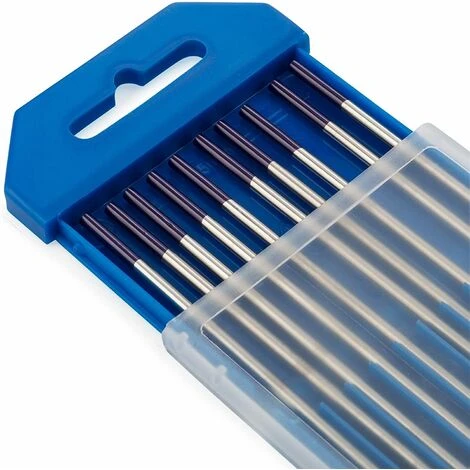 Soudage TIG Electrodes De Tungstène Avec 2% De Thorium WT20 (Bleu) 1,6mm 150mm 10 Pièces Par Paquet 1 Soudage TIG Electrodes De Tungstène Avec 2% De Thorium WT20 (Bleu) 1,6mm 150mm 10 Pièces Par Paquet