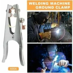 YOIURT Clip De Mise à La Terre, 1 Clip De Mise à La Terre De Soudage, équipement De Soudage Professionnel Durable, Adapté à La Plupart Des Machines à Souder -Pas Cher Pro Bricoleur Magasin 87919811 3