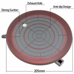 Ventouse - Capacité De Charge Jusqu'à 110 Kg Professionnelle Ventouse Ventouses Sous Vide Ventouse En Verre Pour Transport De Vitres, Carreaux & Plaques（1 Pcs） -Pas Cher Pro Bricoleur Magasin 88374102 3