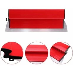 2pcs Lame à Lisser 25cm+ 40cm, Lame De Spatule De Lissage, Lame D'écumage Efficace Résistante à L'usure Sans Effort, Couteau à Lisser Mural Réutilisable -Pas Cher Pro Bricoleur Magasin 88719104 4