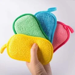 10 Éponge Reutilisable Lavable Vaisselle En Microfibre Pour Cuisine Plaques Poêles (5 Couleurs-10pcs) 8 10 Éponge Reutilisable Lavable Vaisselle En Microfibre Pour Cuisine Plaques Poêles (5 Couleurs-10pcs) -Pas Cher Pro Bricoleur Magasin 88865415 4