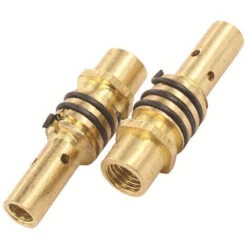 12pcs Poste A Souder Mig Sans Gaz Embouts De Contact De Buse De Soudage 15AK MIG/MAG Support De Connecteur De Gaz 1.2 Mm, Buse Gas Conique, Support Tube De Contact, Consommables De Chalumeau -Pas Cher Pro Bricoleur Magasin 88918666 4
