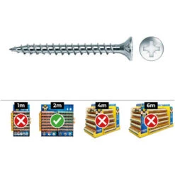 Boîte De 200 Vis à Bois Pz Fraisées Din/ref Vlox 4x20 Acier Zinqué + Lubr. Celo