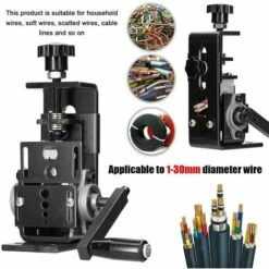Machine à Dénuder Les Câbles En Cuivre Avec Manivelle Et Perceuse à Main électrique Pour Fil De 1 à 30 Mm -Pas Cher Pro Bricoleur Magasin 89325522 5