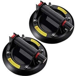 Lot De 2 Ventouse Vitre Professionnelle,Vide Ventouse En Verre Pour Transport Et Déménagement De Vitre, Carrelage, Verre, Baie Vitrée,Carreaux,Plaques & Sols, Manutention De Meubles, Etc