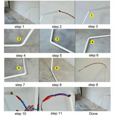 Tire Fils Nylon D=6mm L=25m Fibre De Verre Fil Cable Tige électricien Poussoir Extracteur Conduit Poisson 4 Tire Fils Nylon D=6mm L=25m Fibre De Verre Fil Cable Tige électricien Poussoir Extracteur Conduit Poisson – Image 4