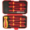 Tournevis Isolé 1000 V Magnétique Manuel Kit,13pcs Interchangeables Tournevis Isolés Set Avec Outils De Réparation électricien Outils De Réparation Peu