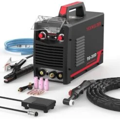 Poste à Souder 205Amp 230V TIG/ARC 2 En 1 HF TIG Convertisseur DC IGBT MMA Avec Pédale De Commande YESWELDER