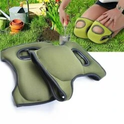 2x Genouillères Genouillères Genouillères Genouillères Pour Jardinage Genouillères Gel Genouillères Vert Olive