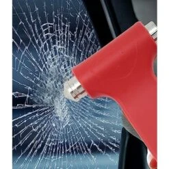 Coupe-ceinture Et Marteau à Vitre - Couteau à Ceinture - Marteau De Sécurité Marteau En Cas D'accident Pour Voiture -Pas Cher Pro Bricoleur Magasin 91101253 3