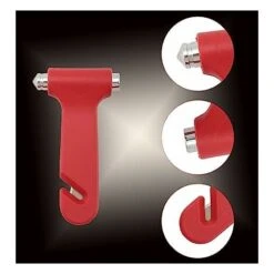 Coupe-ceinture Et Marteau à Vitre - Couteau à Ceinture - Marteau De Sécurité Marteau En Cas D'accident Pour Voiture -Pas Cher Pro Bricoleur Magasin 91101253 5