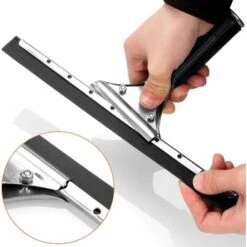 Raclette à Vitres Professionnelle En Acier Inoxydable Avec Lame De 25 Cm Pour Cuisine, Fenêtre, Salle De Bain, Voiture 8 Raclette à Vitres Professionnelle En Acier Inoxydable Avec Lame De 25 Cm Pour Cuisine, Fenêtre, Salle De Bain, Voiture -Pas Cher Pro Bricoleur Magasin 91303213 4