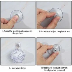 ZXPASRA Lot De 22 Ventouse Filetée Ventouses Avec Filetage, M4 M5 Ventouse En Plastique PVC Suspension Ventouse Transparente Pour Voiture,Camping -Pas Cher Pro Bricoleur Magasin 91344492 4