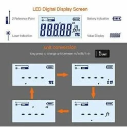 Ruban à Mesurer Laser 2 En 1, Mesure Laser 131 Pieds, Ruban à Mesurer 16 Pieds Métrique Et Pouces Avec Affichage Numérique LCD, Crochet Magnétique Mobile, Tournevis, Revêtement En Nylon Pour Bricolage 9 Ruban à Mesurer Laser 2 En 1, Mesure Laser 131 Pieds, Ruban à Mesurer 16 Pieds Métrique Et Pouces Avec Affichage Numérique LCD, Crochet Magnétique Mobile, Tournevis, Revêtement En Nylon Pour Bricolage -Pas Cher Pro Bricoleur Magasin 91608913 5