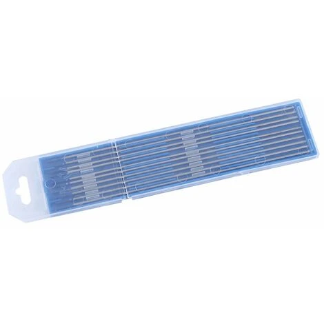 Électrodes En Tungstène TIG, électrodes Lanthanées 10pcs 1.0/1.6/2.4mm Pointe De Soudage électrode De Tungstens Lanthanée Avec Boîte Pour Fonctionnement En Courant Continu (1.6x150mm) 2 Électrodes En Tungstène TIG, électrodes Lanthanées 10pcs 1.0/1.6/2.4mm Pointe De Soudage électrode De Tungstens Lanthanée Avec Boîte Pour Fonctionnement En Courant Continu (1.6x150mm) – Image 2