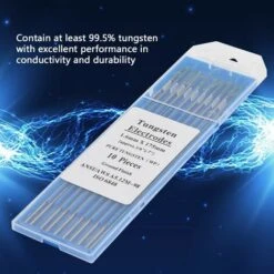 10Pcs Électrodes De Tungstène Pur WP Pointe Verte Pour Soudage Tig AC, 1.0/1.6/2.0/2.4/3.2mm Électrodes De Tungstène Professionnel(1.6mm175mm) -Pas Cher Pro Bricoleur Magasin 92082265 3