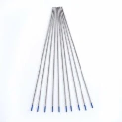 10Pcs WL20 Tungstène Électrodes De Soudage TIG Lanthane Pointe Réglé 1.0 / 1.6 / 2.4mm (Bleu)(1.0150mm)