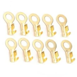 100 Pièces M4 Bornes à Anneau De Goujon Cosses à Sertir En Cuivre Robustes Câble De Soudage Cosse à œillet En Cuivre Nu,Terminaux -Pas Cher Pro Bricoleur Magasin 92680393 5