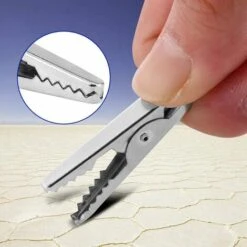 Lot De 20 Pinces De Test De Sécurité En Alligator En Métal De 35 Mm, Pinces Crocodiles électriques, Pinces De Test De Sécurité En Alligator Isolées Pour Sondes De Test (Noir Et Rouge) -Pas Cher Pro Bricoleur Magasin 92952551 4