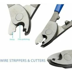 Pince Coupe-Cable 215mm, Idéal Pour Couper Les Cables En Cuivre, En -Pas Cher Pro Bricoleur Magasin 93564416 4