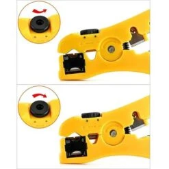 Coupe-câble, Outil Coupe-câble/dénudeur Universel 2 Pièces Pour Câbles Coaxiaux RG59, RG6, RG7 Et RG11, Catégorie Câble-CAT6 CAT5 CAT3 -Pas Cher Pro Bricoleur Magasin 93858337 4