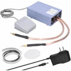 Soudeuse Par Points 18650 5000W 6200mAH, Soudeuse Par Points Réglable à Courant Portable 0-800A Pour Batteries 18650