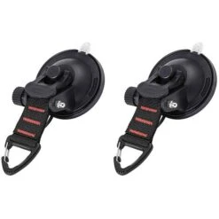 Lot De 2 Ventouses D'ancrage Solides Pour Voiture Avec Crochet Sécurisation Arrimage Pour Auvent Latéral De Voiture, Bateau, Camping, Bâche, Tentes, Bagages, Bâches