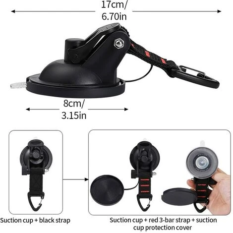 Lot De 2 Ventouses D'ancrage Solides Pour Voiture Avec Crochet Sécurisation Arrimage Pour Auvent Latéral De Voiture, Bateau, Camping, Bâche, Tentes, Bagages, Bâches 2 Lot De 2 Ventouses D'ancrage Solides Pour Voiture Avec Crochet Sécurisation Arrimage Pour Auvent Latéral De Voiture, Bateau, Camping, Bâche, Tentes, Bagages, Bâches – Image 2