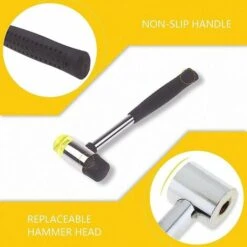 Marteau En Caoutchouc, Maillet En Caoutchouc Avec Outil Double Face Pour Projets De Bricolage, Artisanat, ébéniste -Pas Cher Pro Bricoleur Magasin 94095248 3