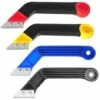 Ensemble De 4 Outils De Retrait De Mortier, Râpe à Coulis, Grattoir à Carreaux, Cuisine, Salle De Bain, Nettoyage Des Sols Et Des Carreaux Bleu Et Noir