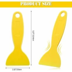 Couteau à Mastiquer　12 Pièces Couteau à Mastic De Spatule En Plastique, Outil D'Installation D'Autocollants Grattoirs à Peinture Flexibles Pour Retrait De La Résine D'Impression 3D Nettoyant Pour Pell -Pas Cher Pro Bricoleur Magasin 94304760 5